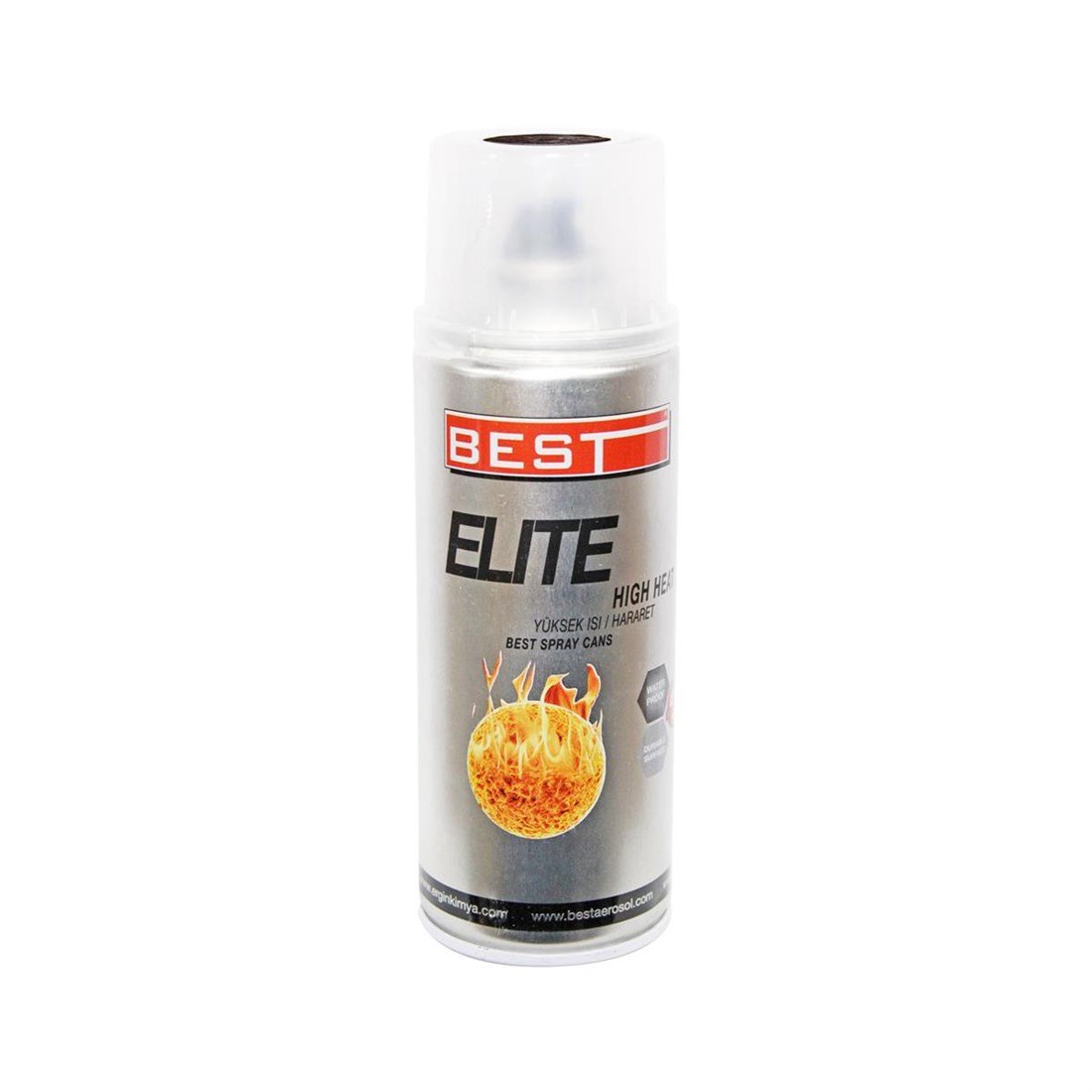 Best Elite Yüksek Isıya Dayanıklı Siyah Sprey Boya 400 ml