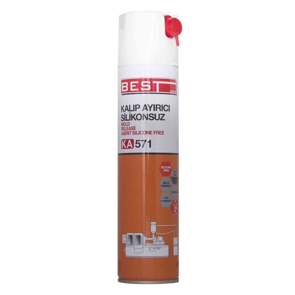 BEST KA-571 KALIP AYIRICI SİLİKONSUZ SPREY 400 ML