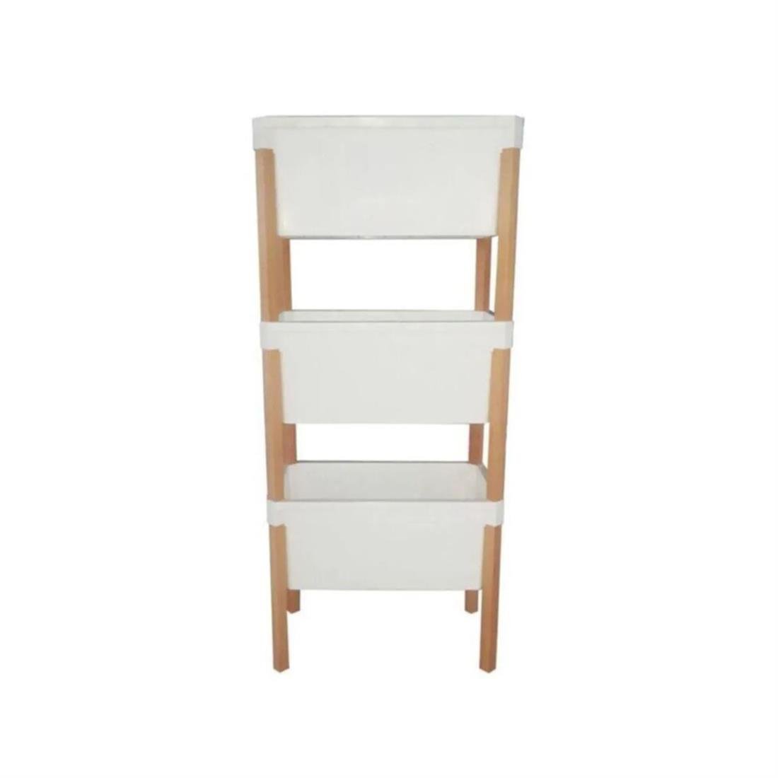 Bienwood 7079 Ahşap Plastik Saklama Kabı - Zücc73237