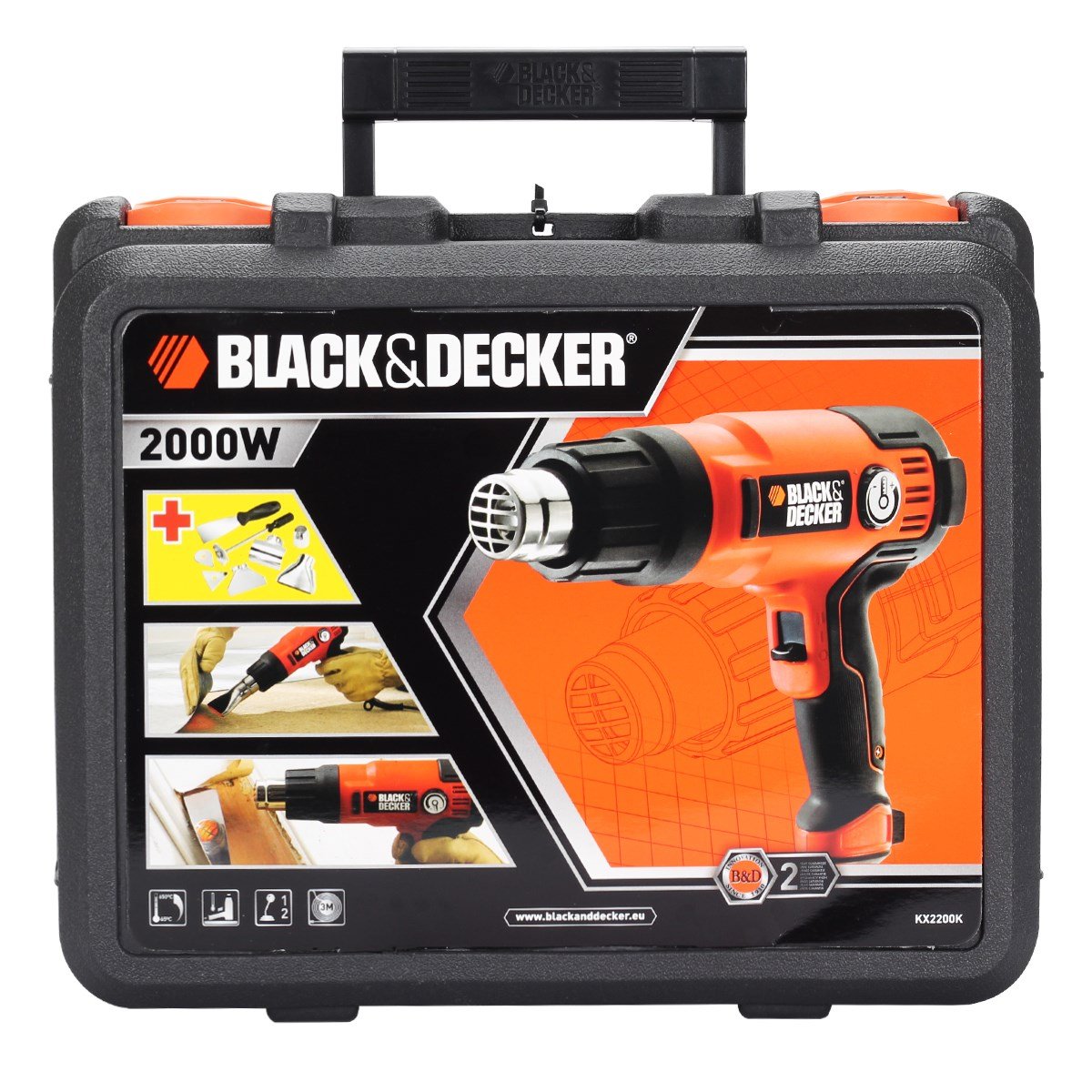 Black & Decker 2000W Elektrikli Sıcak Hava Tabancası Kx2200k-qs