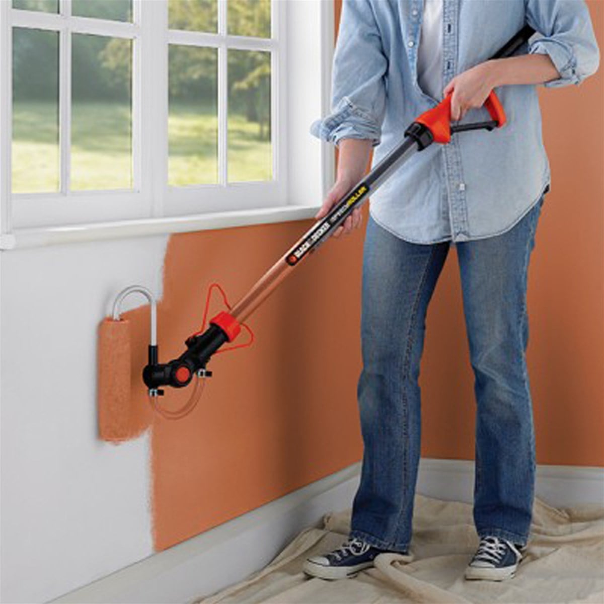 Black & Decker Pivoting Mekanik Boya Rulosu BDPR400