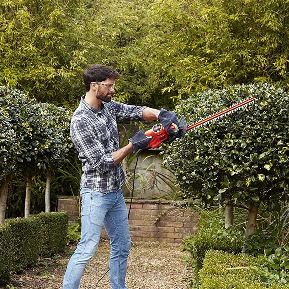 Black Decker 450w Çit Kesme Makinesi 50cm 18mm - Beht251