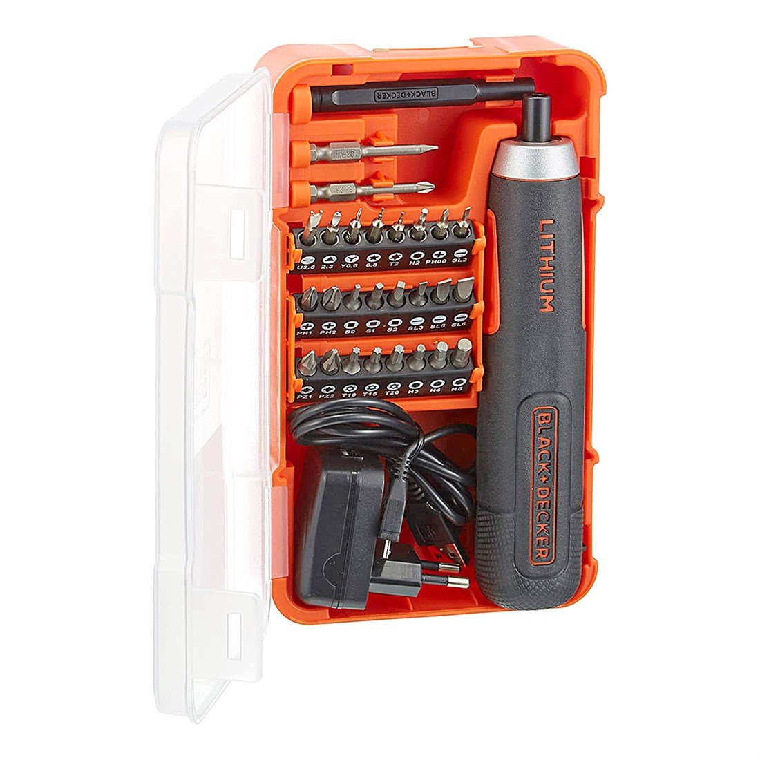Black Decker 4V Akıllı Vidalama 27 Parça Aksesuar Set - BD40K27