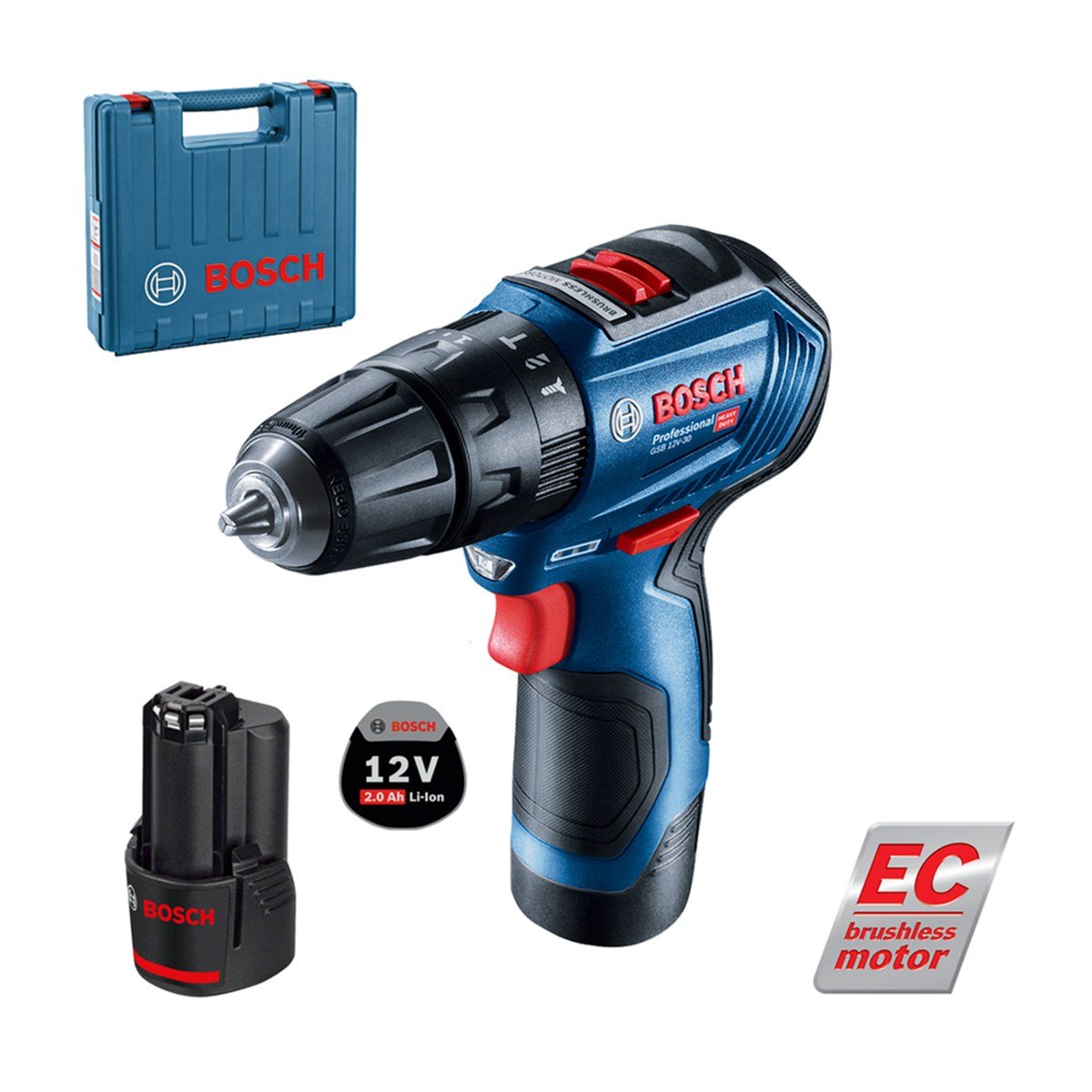 Bosch 12v-30 Akülü Darbeli Vidalama - 06019g9100