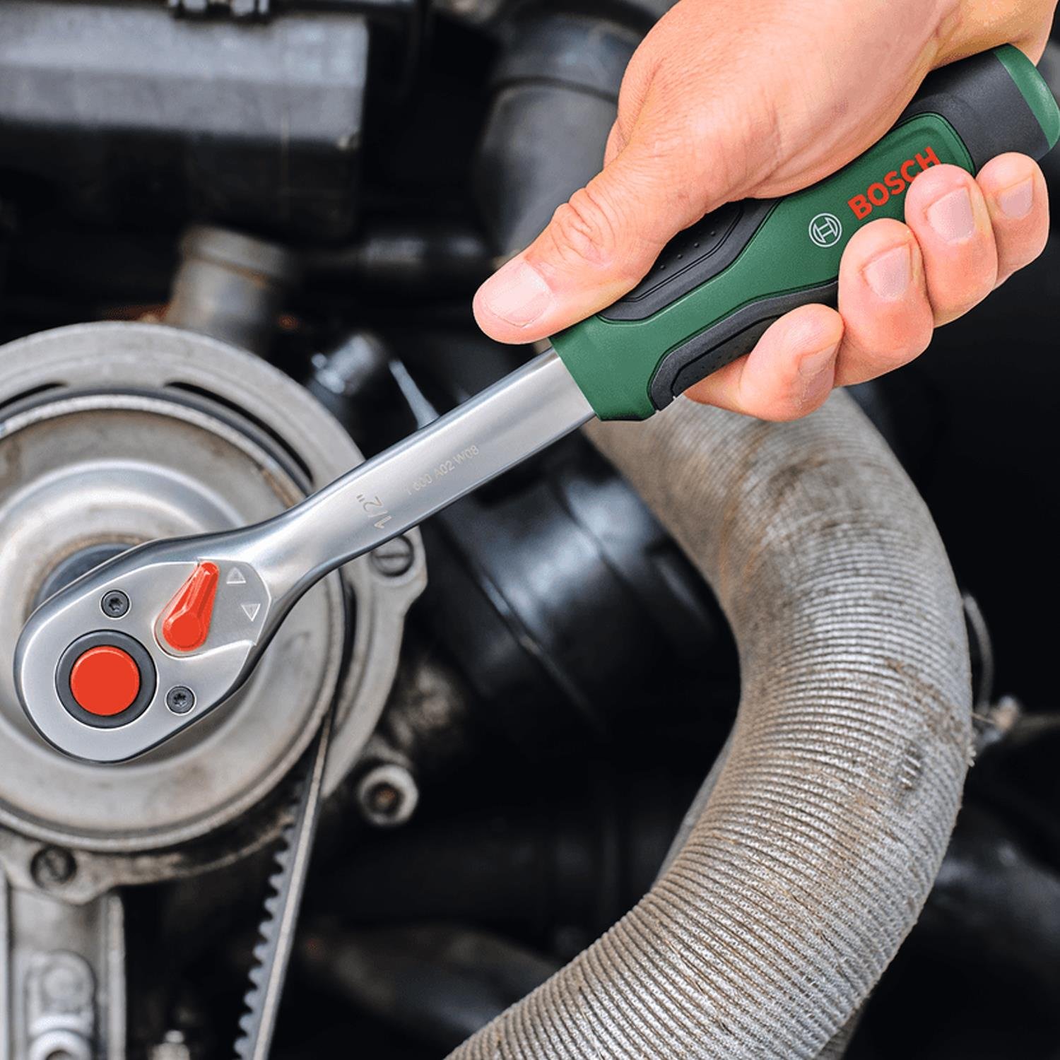 Bosch 1/4 + 1/2 56 Parça Cırcırlı Somun Sıkma Seti - 1600A02Z9G