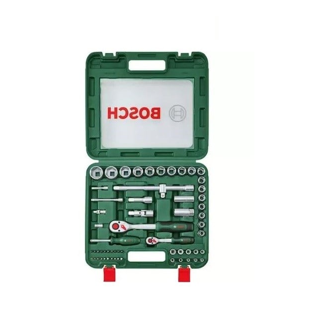 Bosch 1/4 + 1/2 60 Parça Cırcır Anahtar Seti - 1600A039J8