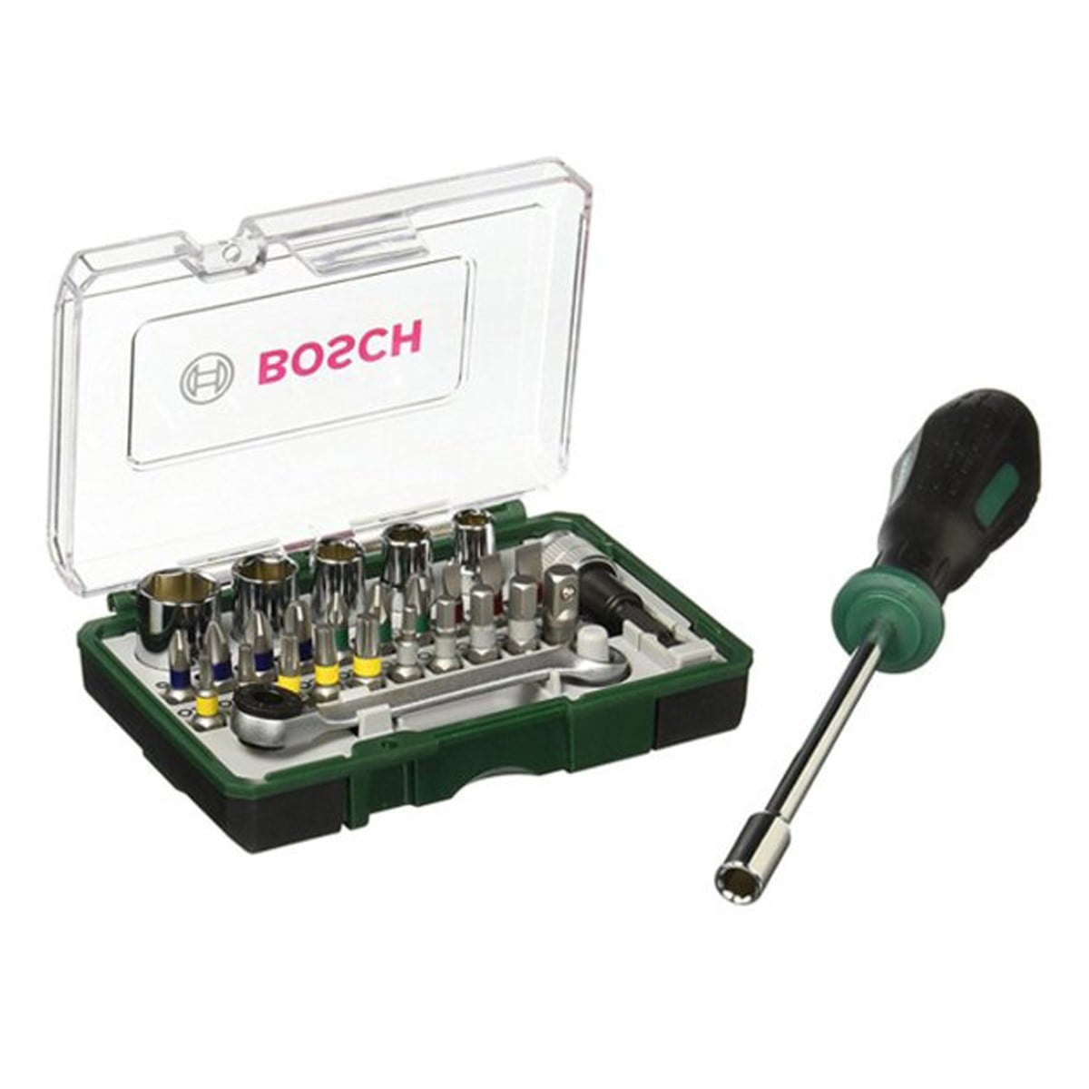 BOSCH 27 Parça Cırcır Tornavidalı Aksesuar Seti