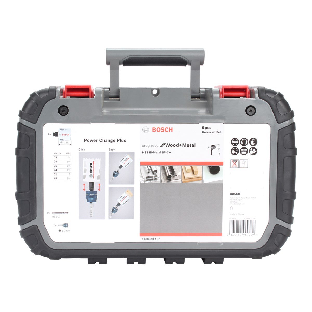 BOSCH 9 PARÇA YENİ PROGRESSOR PANÇ SETİ 22-64MM 