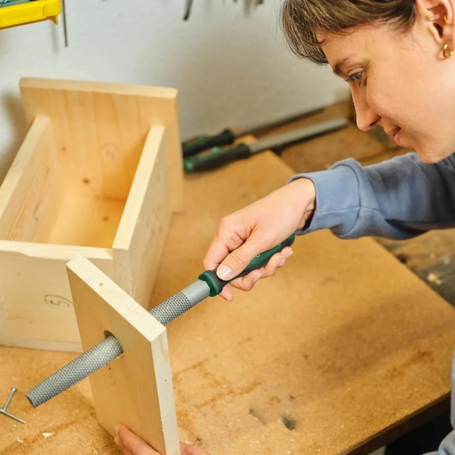 Bosch Ahşap Eğe Seti 3 Parça - 1600A02ZB1