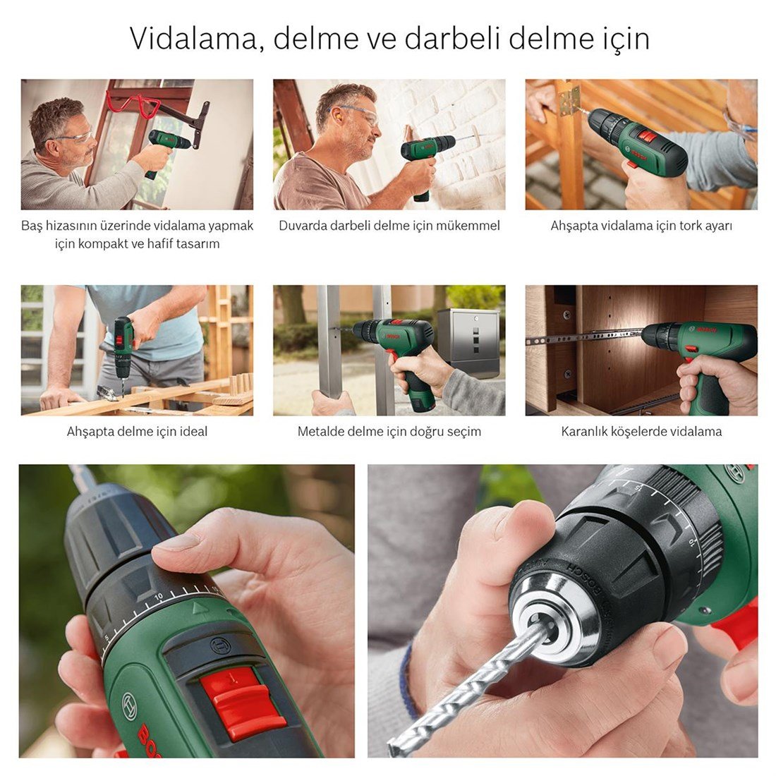 Bosch Akülü Darbeli EasyImpact 1200 Baretool SOLO - 06039D3103