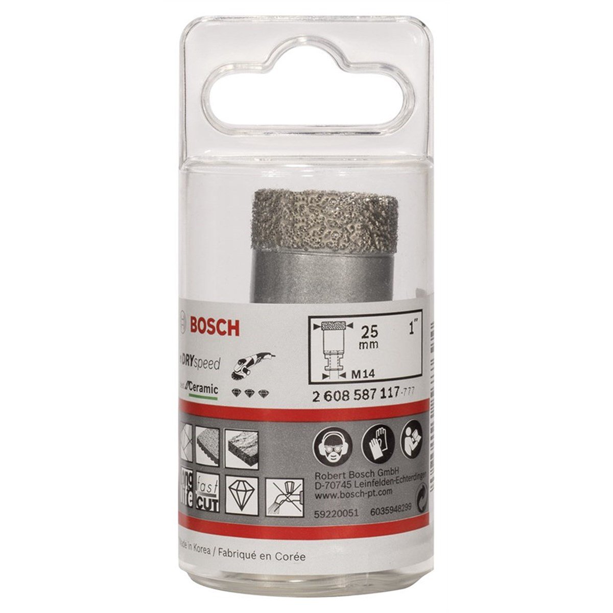 Bosch Best Serisi Taşlama İçin Seramik Kuru Elmas Delici 25*35mm - 2608587117