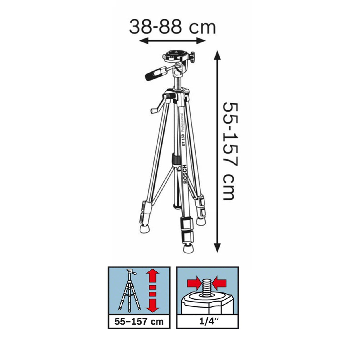 Bosch BT 150 Professional Tripod