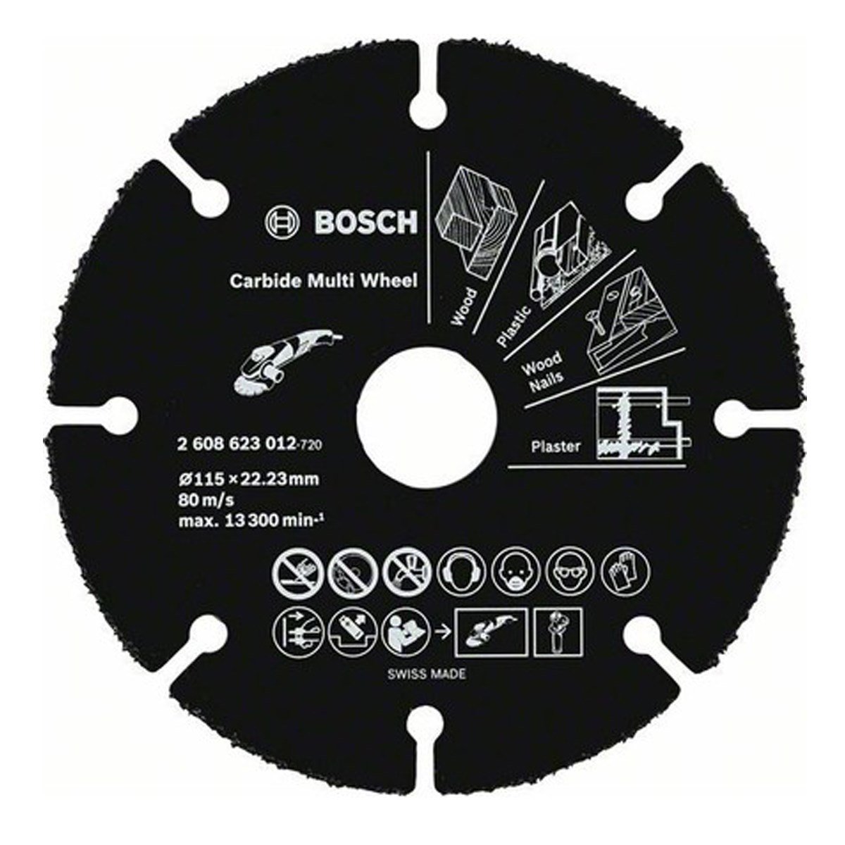 BOSCH CARBİDE MULTİ WHEEL (METAL,AHŞAP,BETON İÇİN)  - 06159975BU