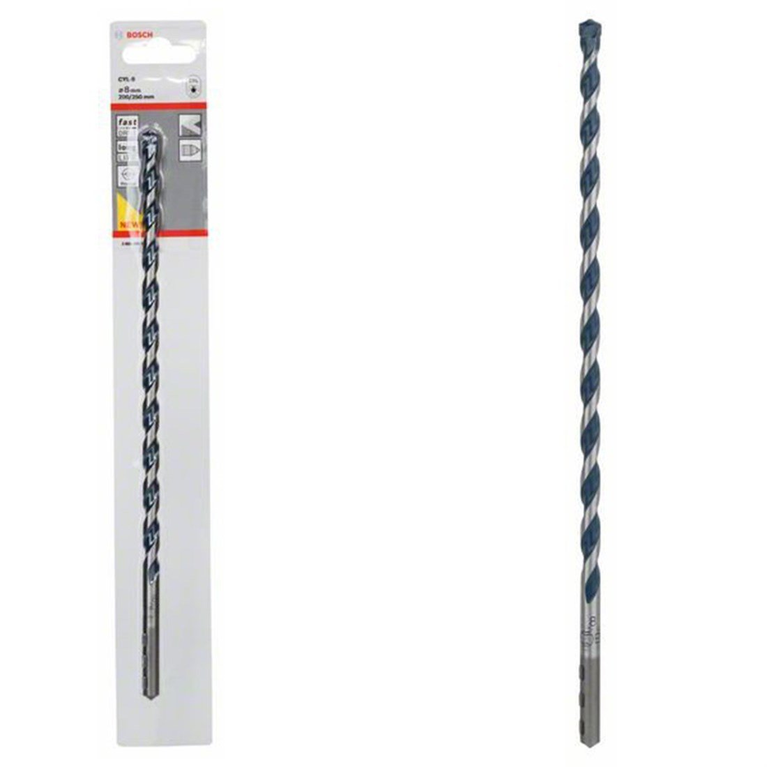 Bosch CYL-5 BlueGT Beton Matkap Ucu 8*250 mm - 3165140690447