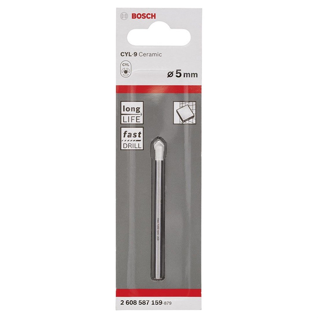 Bosch Cyl-9 Seramik Matkap Ucu 5*70mm - 2608587159