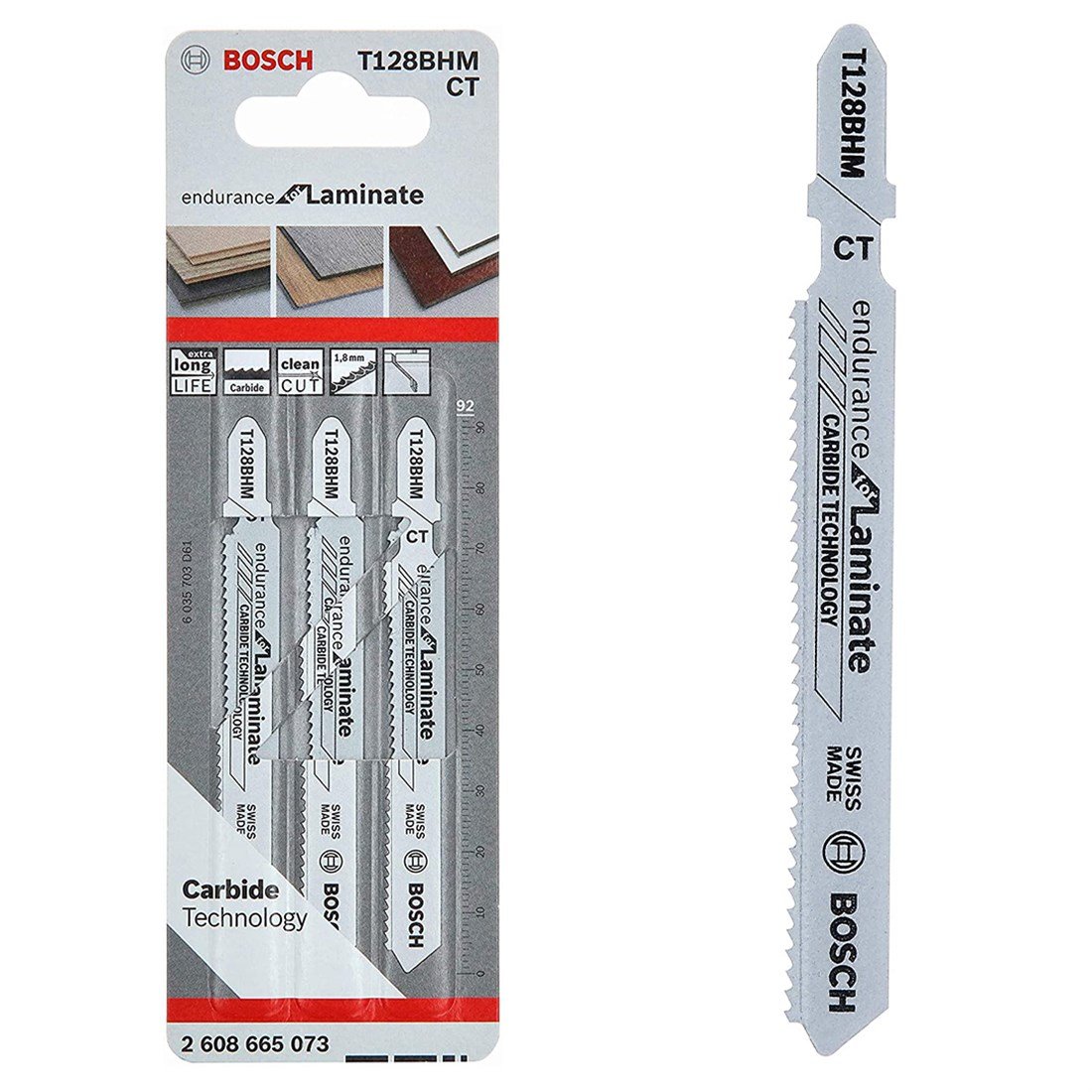 Bosch Dekupaj Bıçağı EnforLaminate T128BHM 3lü - 2608665073