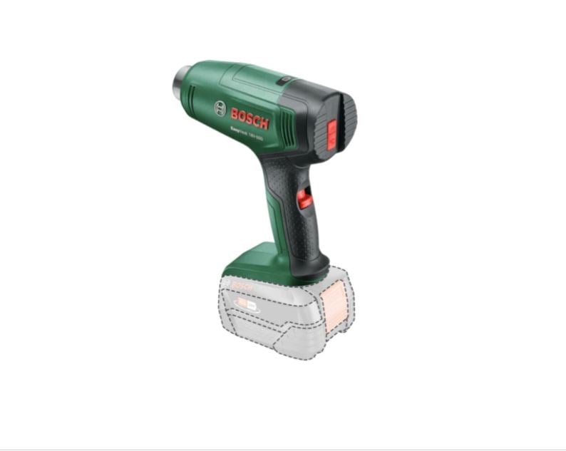 Bosch EasyHeat 18V-500 Akülü Sıcak Hava Tabancası (Solo) - 06032A8000