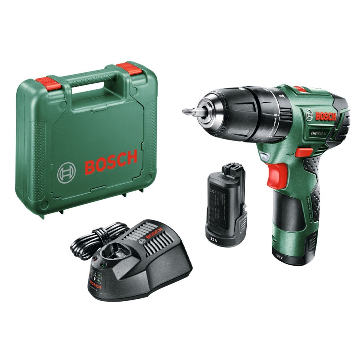 Bosch EasyıImpact 12 (2,5 Ah Çift Akü) Akülü Vidalama 060398390E