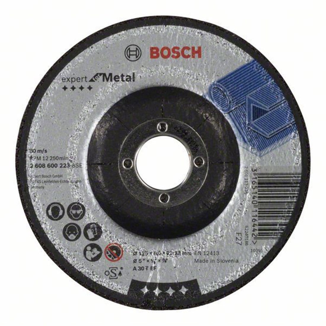 Bosch EX Metal Taşlama Taşı 125*6,0 mm - 2608600223