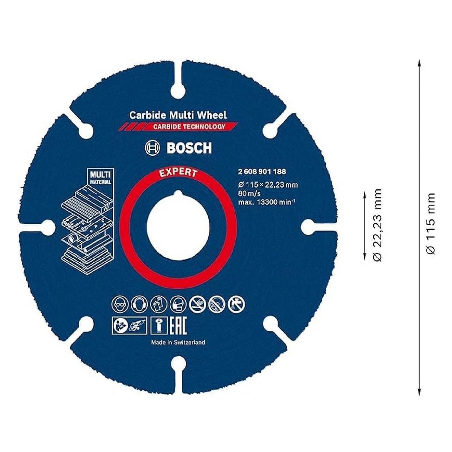 Bosch Expert CMW Kesme Testere Diski 115mm - 2608901188
