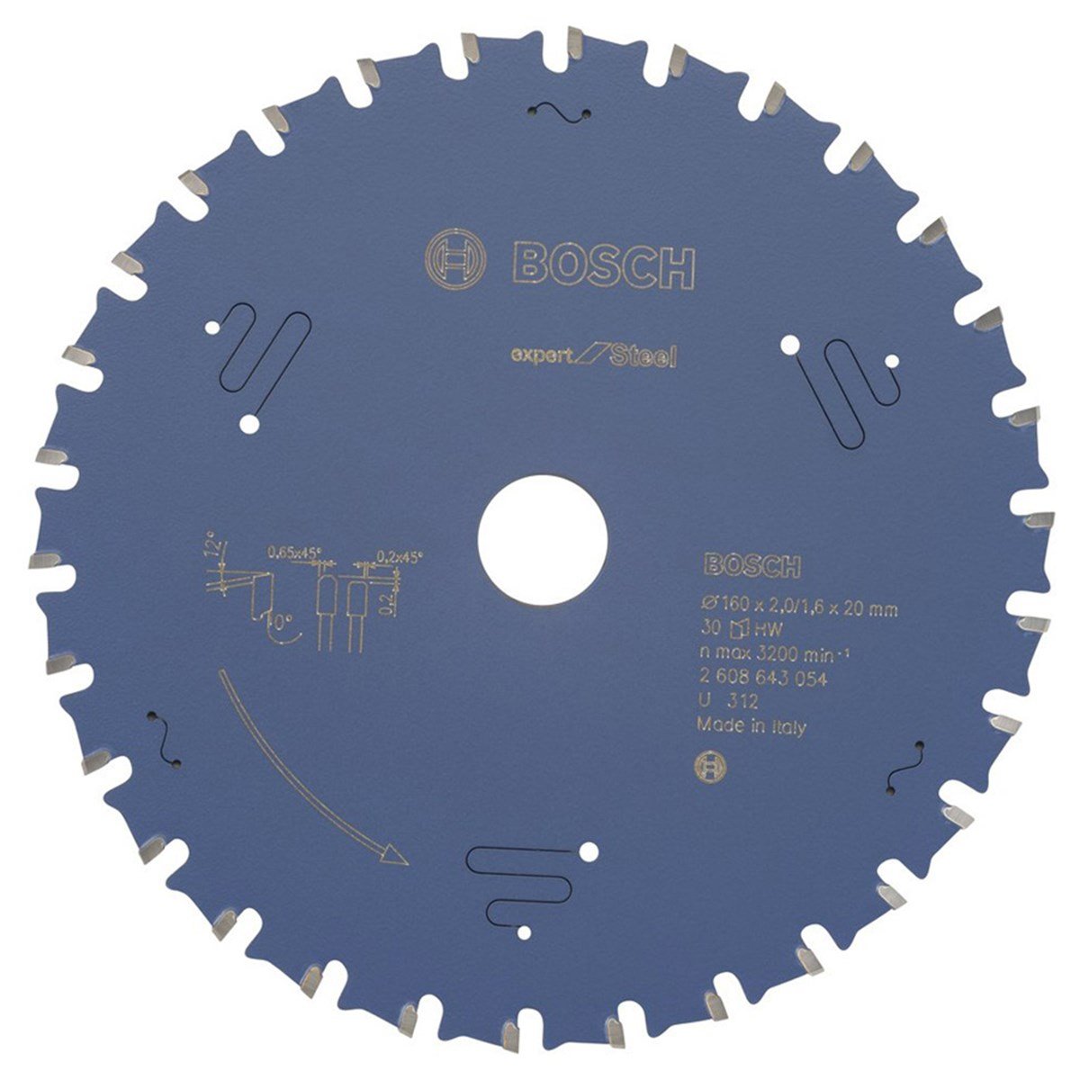 Bosch Expert for Steel (Çelik için) 160*20 30Diş - 2608643054