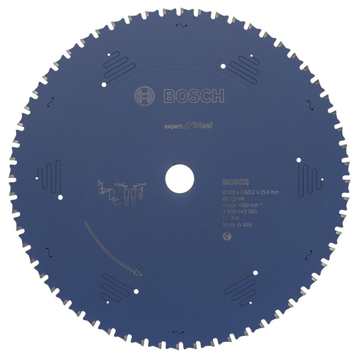 Bosch Expert Serisi Metal Için Daire Testere Bıçağı 305*25,40mm 60Diş - 2608643060