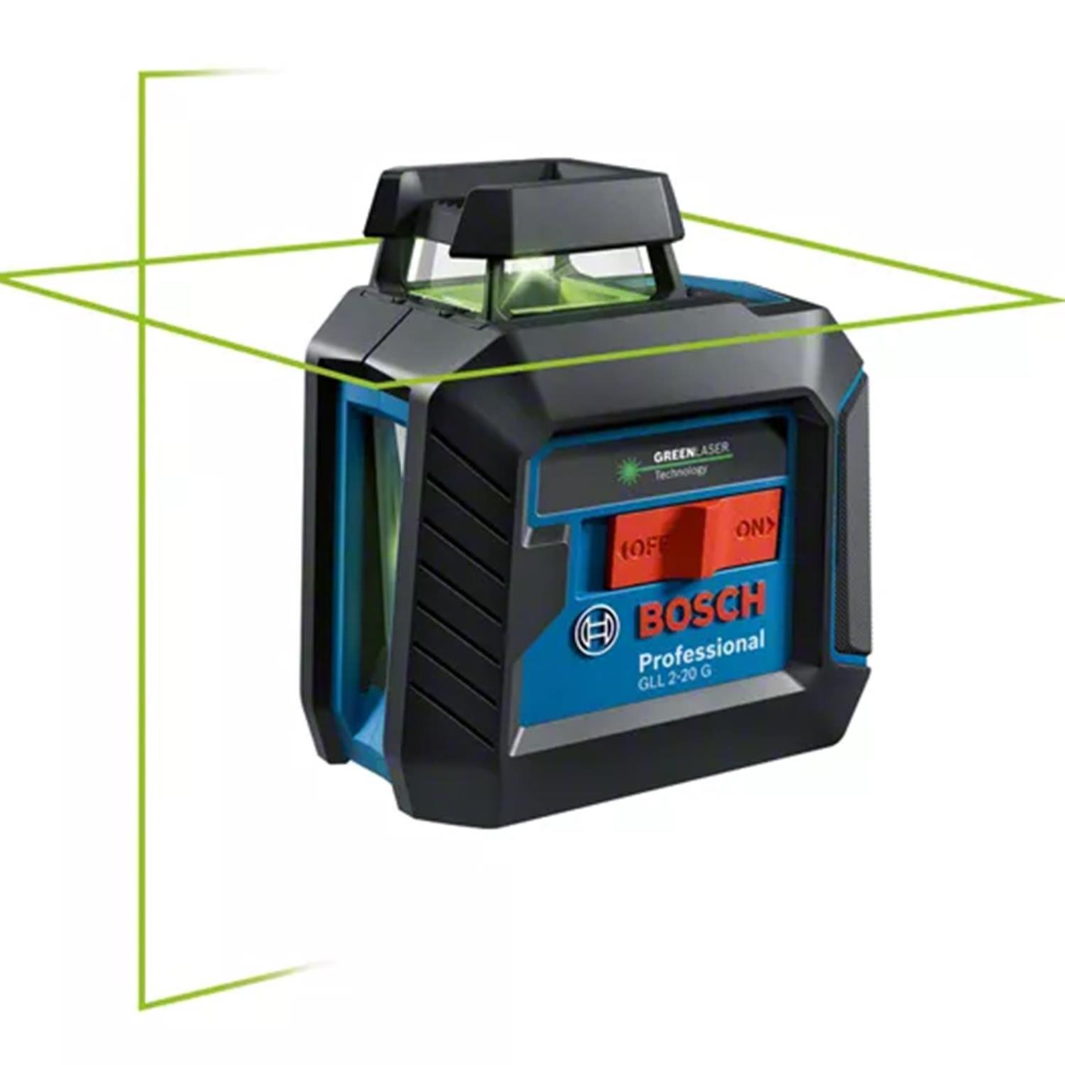 Bosch GLL 2-20 G + LB10+DK10 Çizgi Lazer Yeşil - 0601065000