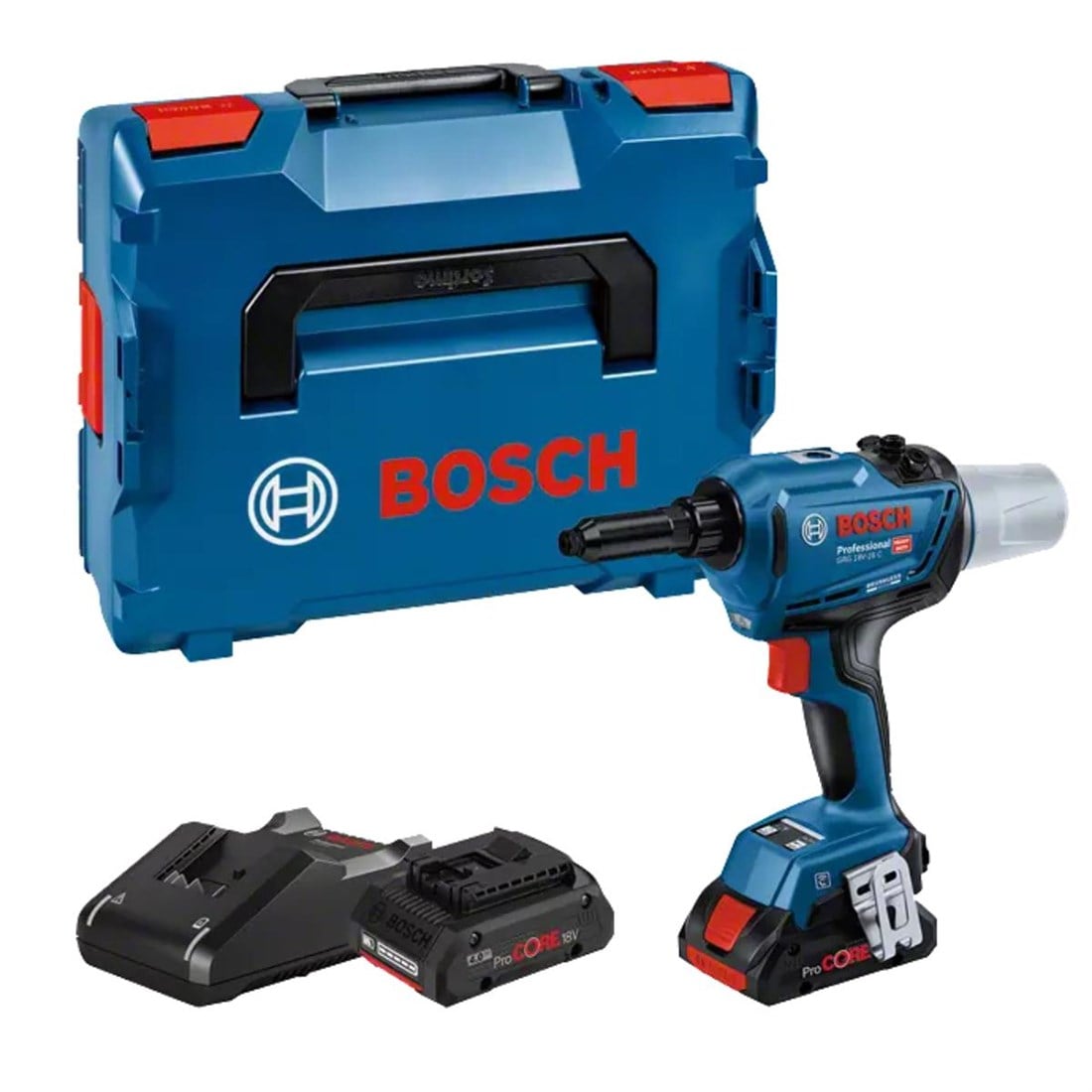Bosch GRG 18V-16 C Akülü Perçin Tabancası 2*4Ah - 06019K5001