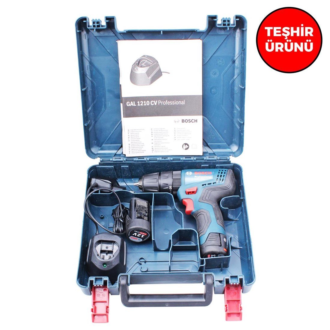 BOSCH  GSB 120-LI 2 AH Çift Akülü Darbeli Delme Vidalama