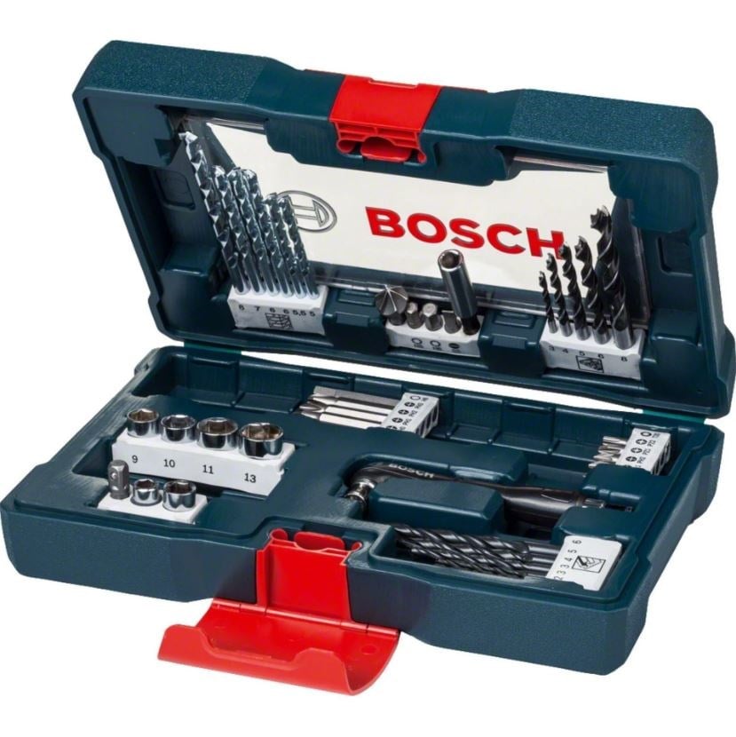 Bosch Gsb 183-LI 2.0 Ah Tek Akülü Darbeli Matkap- 41 Parça Aksesuar Setli - Takım Çantalı - 06019K91K3