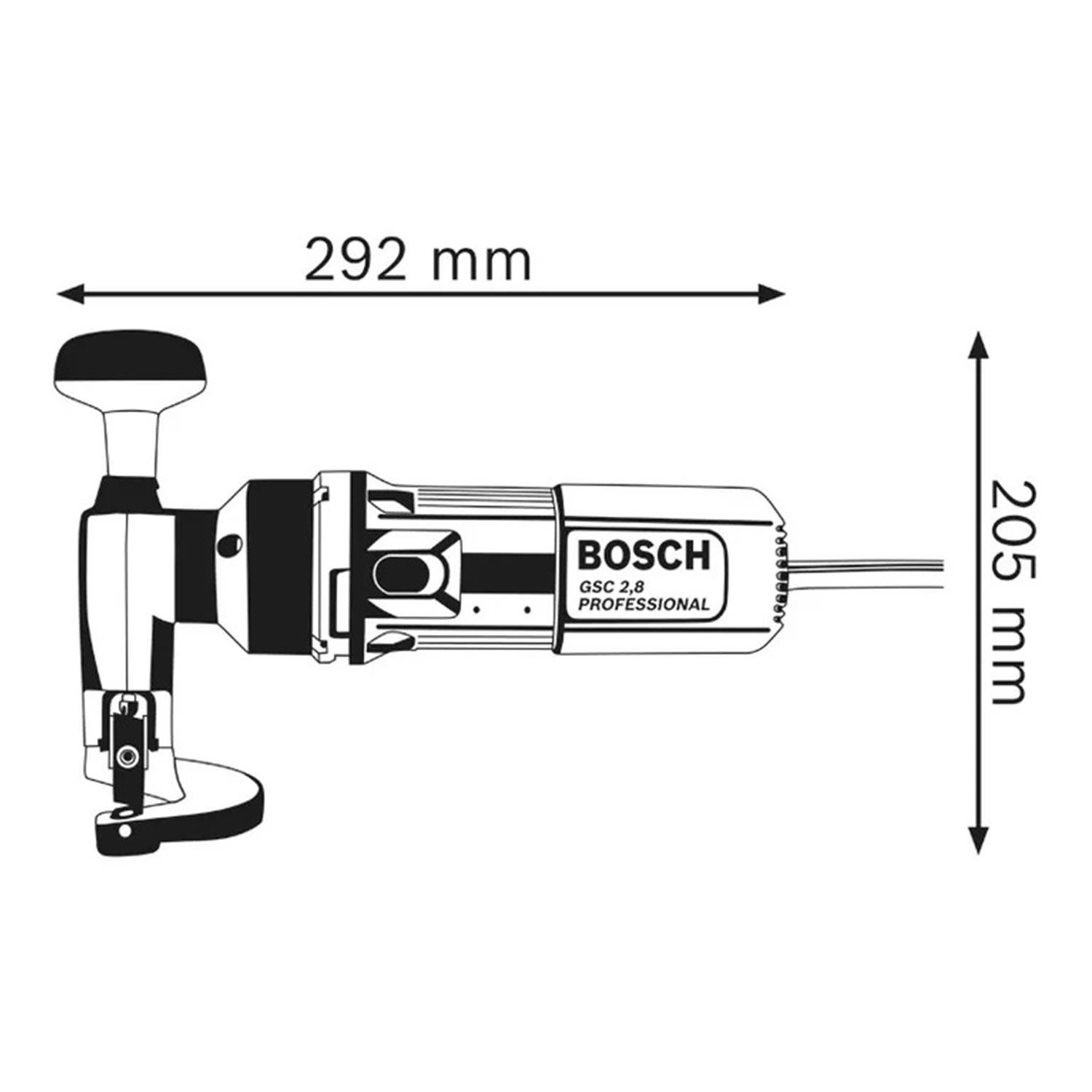 Bosch GSC 2,8 Sac Kesme Makinesi - 0601506108