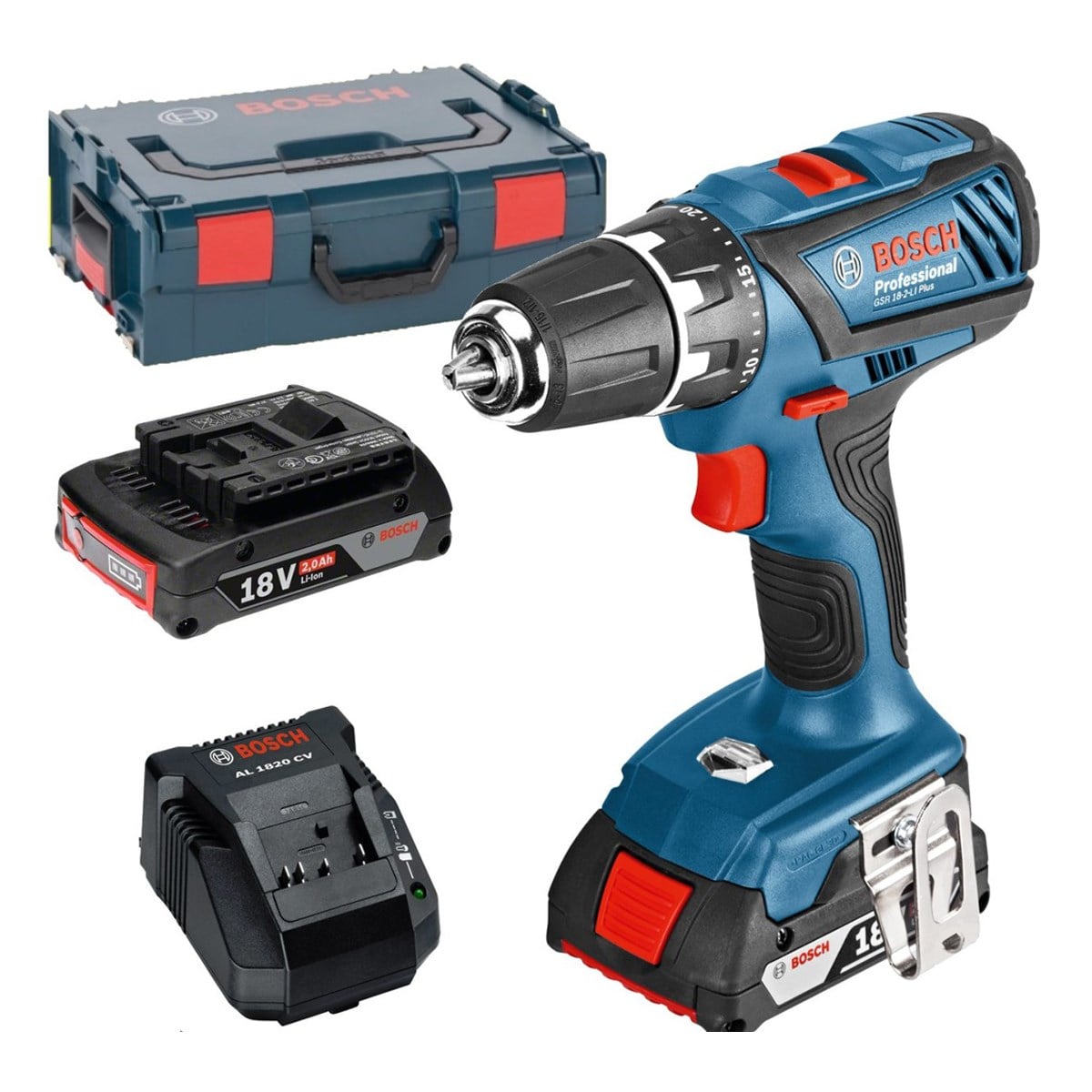 BOSCH GSR 18-2-LI Plus Akülü Delme Vidalama Makinesi