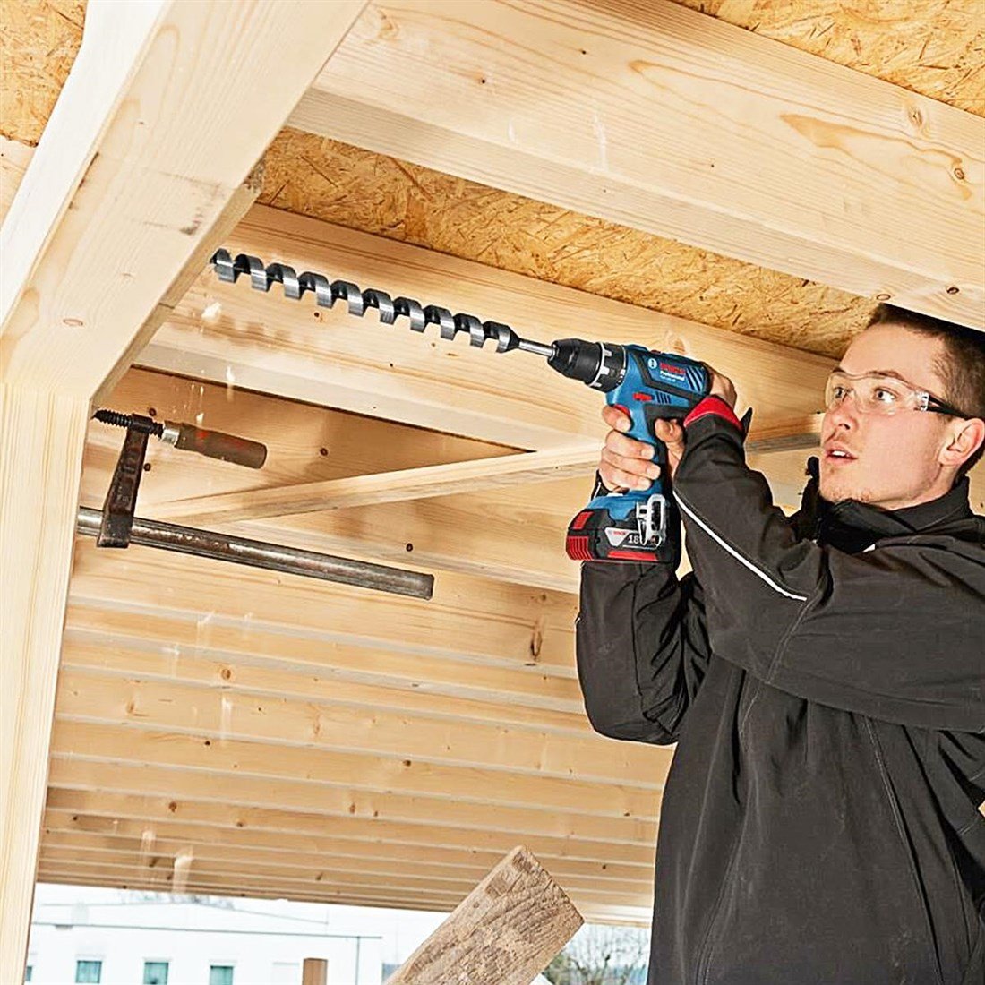 Bosch GSR 18V-28 (2 x 2.0 AH) Çift Akülü Vidalama + L-Boxx + Sırt Çantası HEDİYELİ - 06019H4102