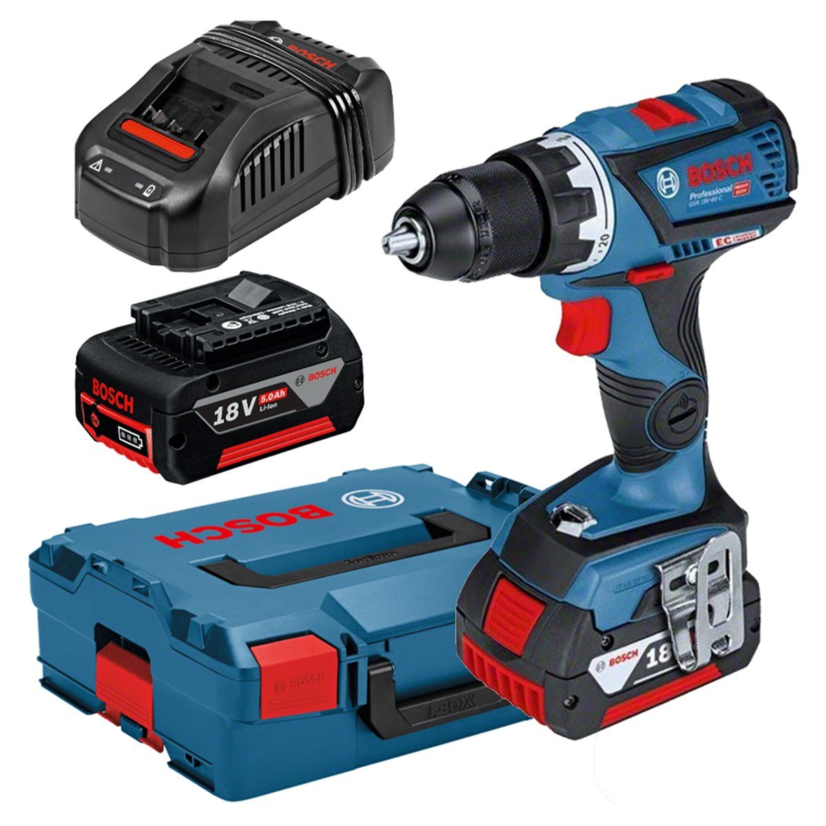 BOSCH GSR 18V-60 C AKÜLÜ DELME VİDALAMA MAKİNASI - 06019G1100
