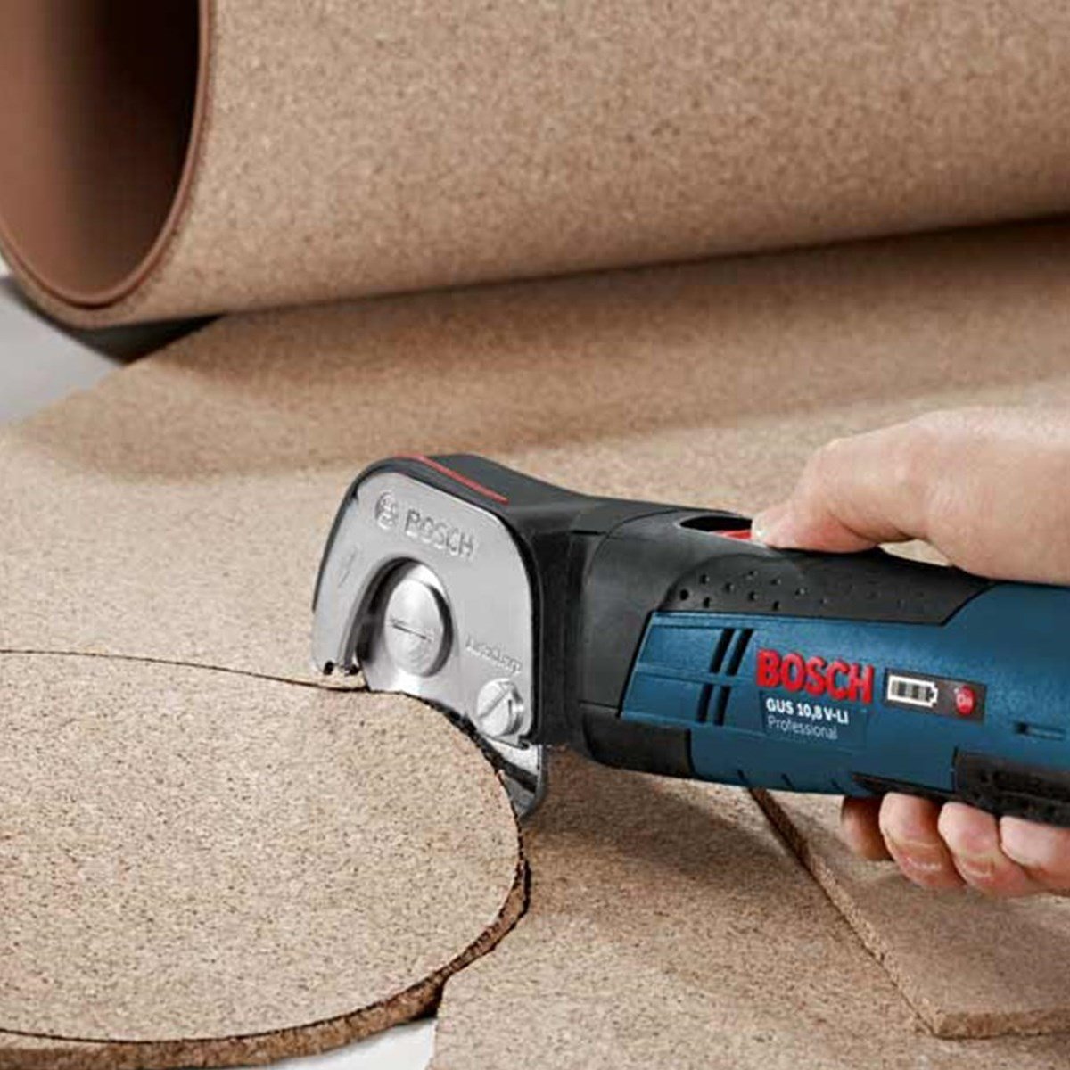 BOSCH GUS 12V-300 Akülü Universal Makas (Solo Makina)