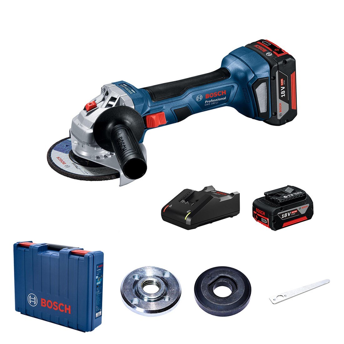 Bosch GWS 180 LI Akülü Taşlama 4 Ah (125mm - 06019h9021