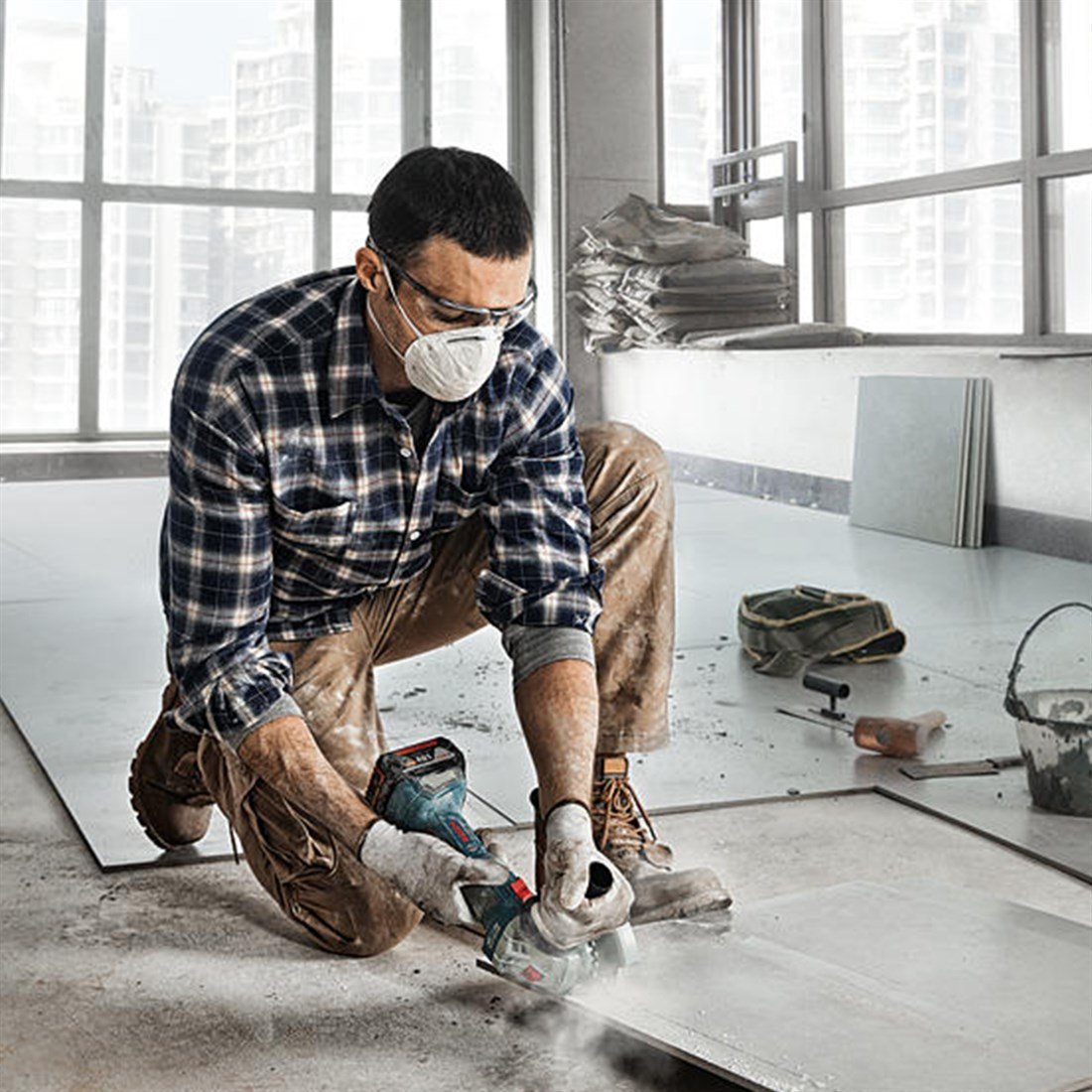 Bosch GWS 180 LI Akülü Taşlama 4 Ah (125mm - 06019h9021