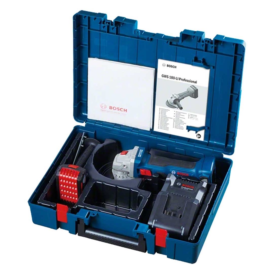 Bosch Gws 180-Li Avuç Taşlama 1*4.0 Ah 125 Mm 06019h9025