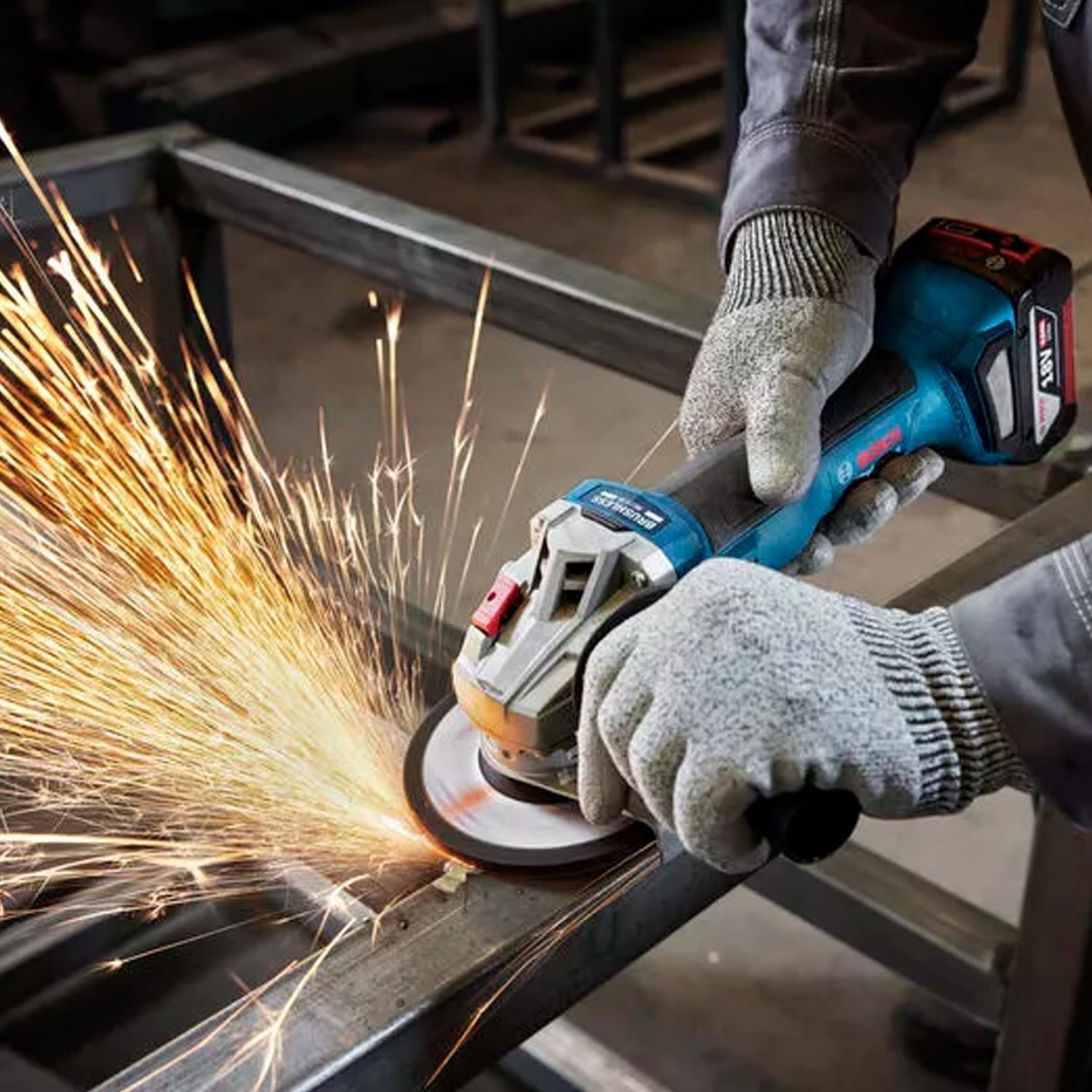 Bosch GWS 18V-8 Akülü Taşlama Makinası 4Ah 125m - 06019N9021