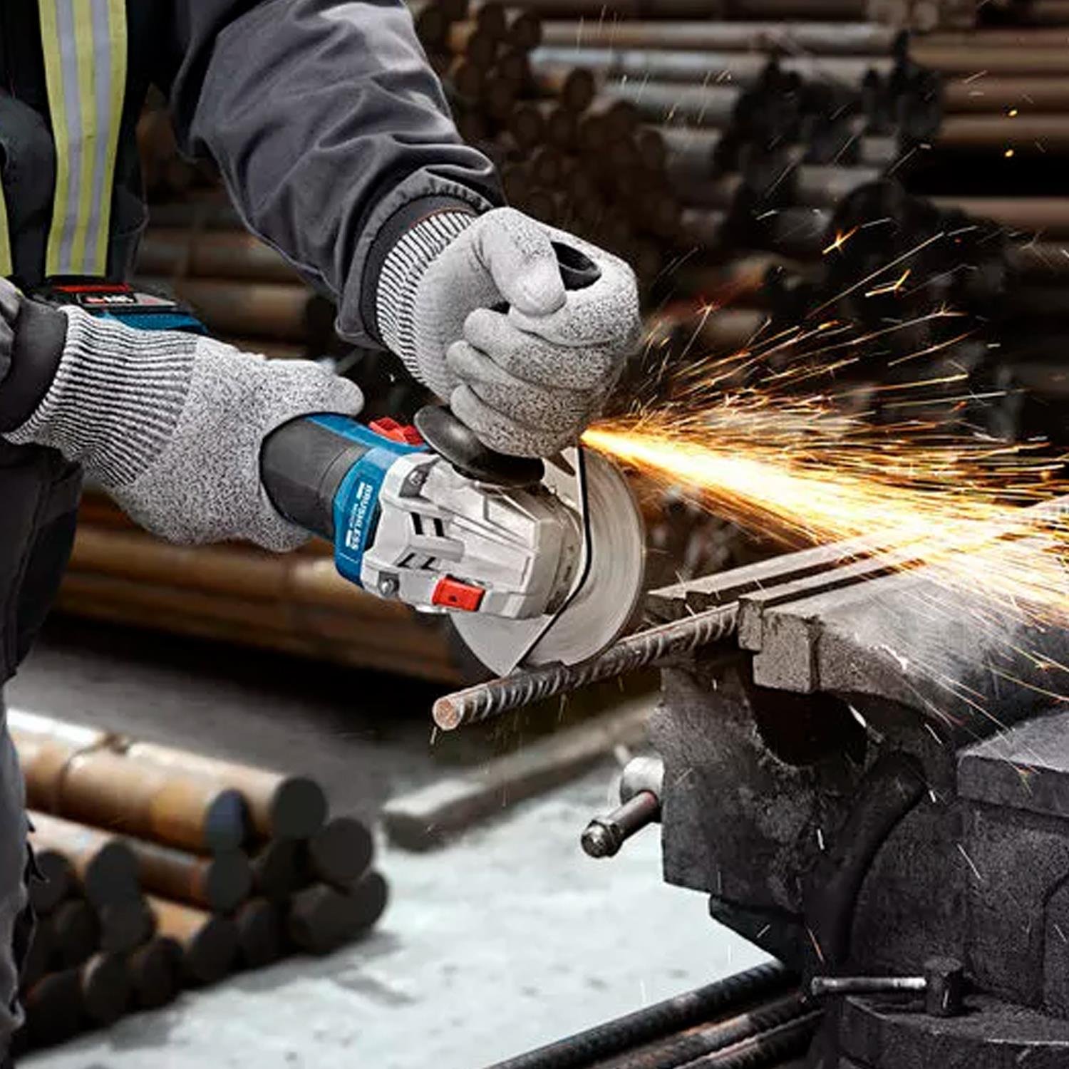 Bosch GWS 18V-8 Akülü Taşlama Makinası 4Ah 125m - 06019N9021