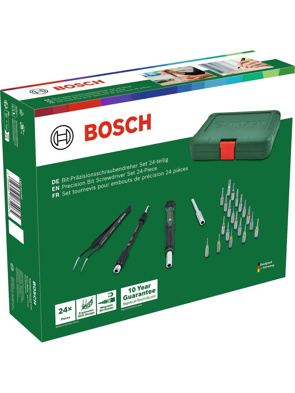 Bosch Hassas Uçlu Tornavida Seti 24 Parça - 1600A039HT