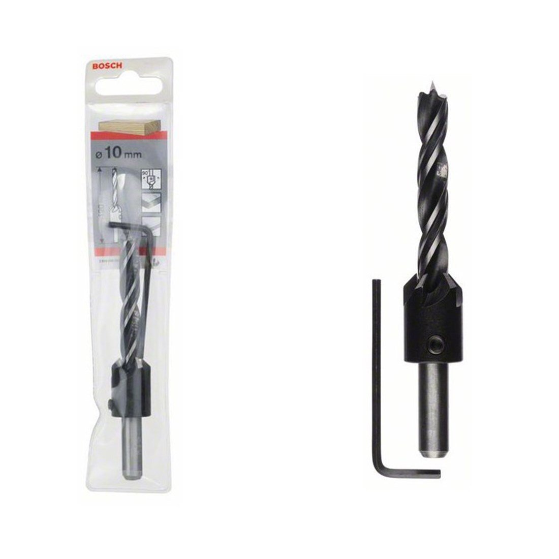 Bosch Havşalı Silindir Ahşap Matkap Ucu 10 mm - 2608596396