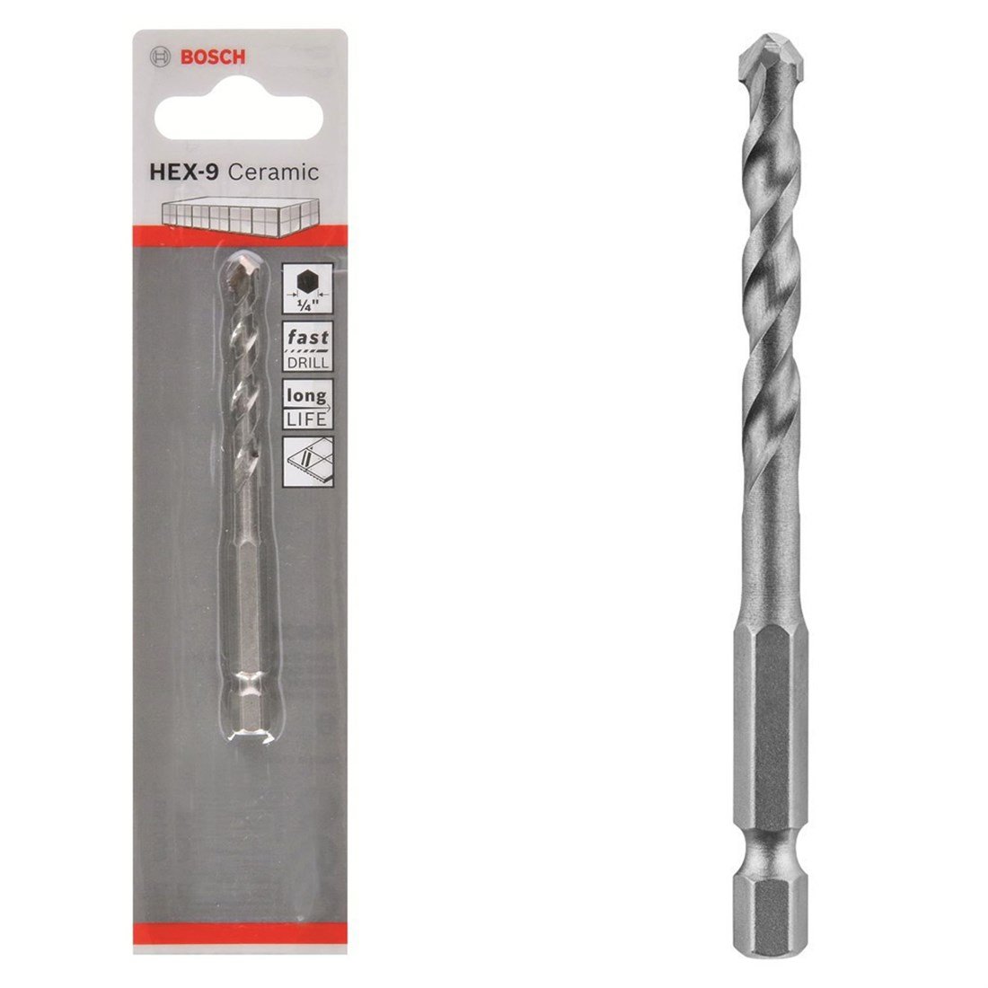 Bosch HEX-9 Seramik Matkap Ucu 8*90 mm - 2608589525