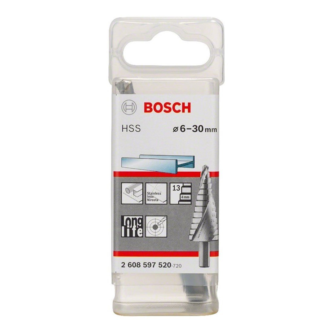 Bosch HSS 13 Kademeli Matkap Ucu 6-30 mm - 2608597520