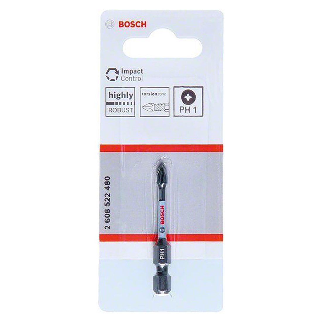 Bosch Impact Vidalama Ucu PH1 50mm 1'Li - 2608522480