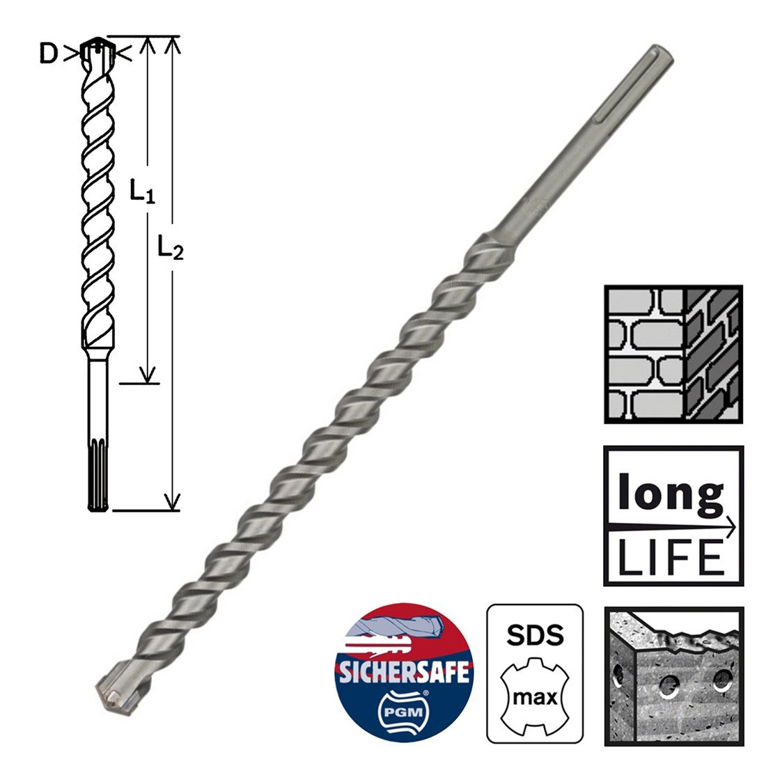 BOSCH MAX-4 28*520 mm - 2608685871