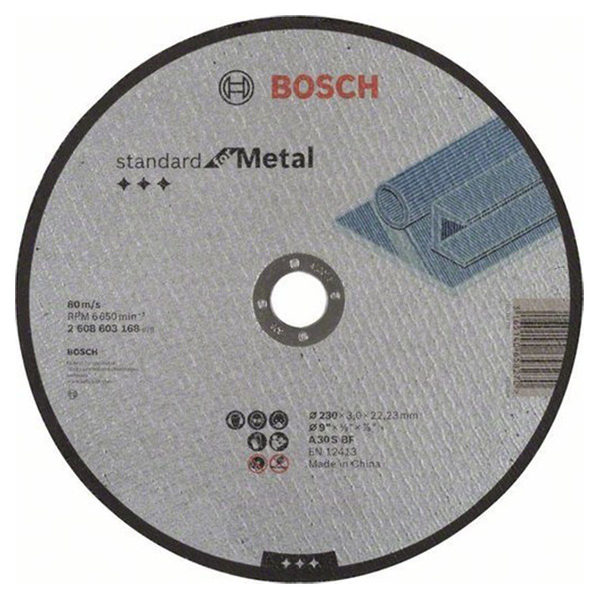 Bosch Metal Kesme Diski Düz 23x3mm - 2608603168