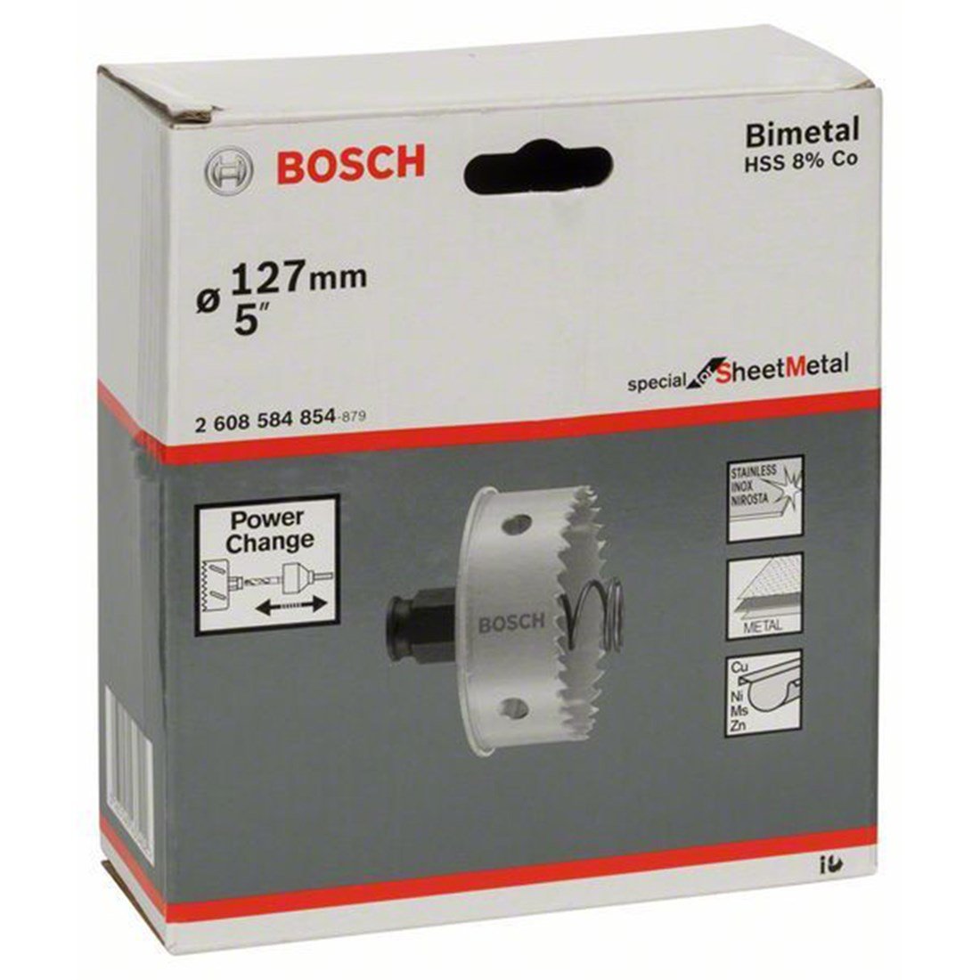 Bosch Metal PC-Plus sSM Delik Açma Testeresi 127 mm - 2608584854