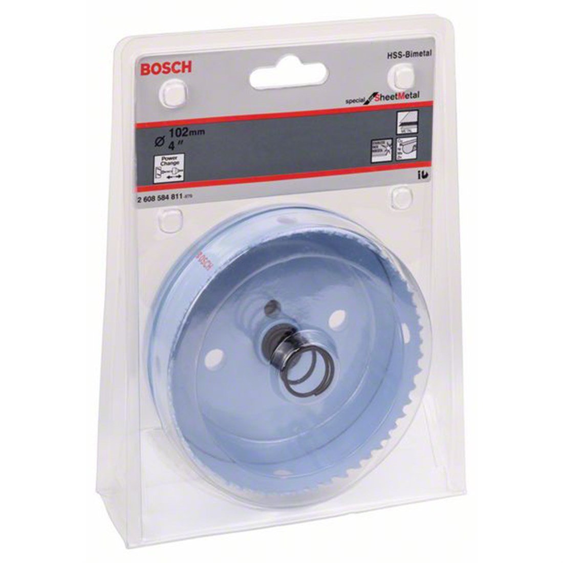 Bosch Metal PC-Plus sSM Delik Açma Testeresi 102 mm - 2608584811
