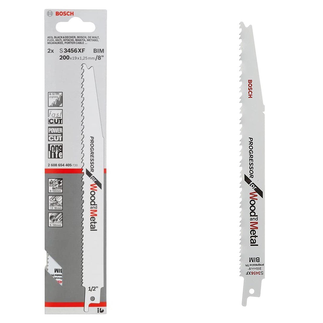 Bosch Panter Testere ProgforW&M S3456XF 2'li - 2608654405